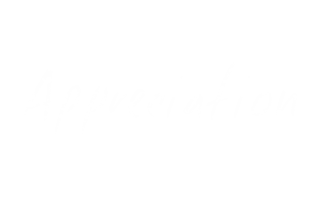 Appreciation Text Vector on Transparent Background