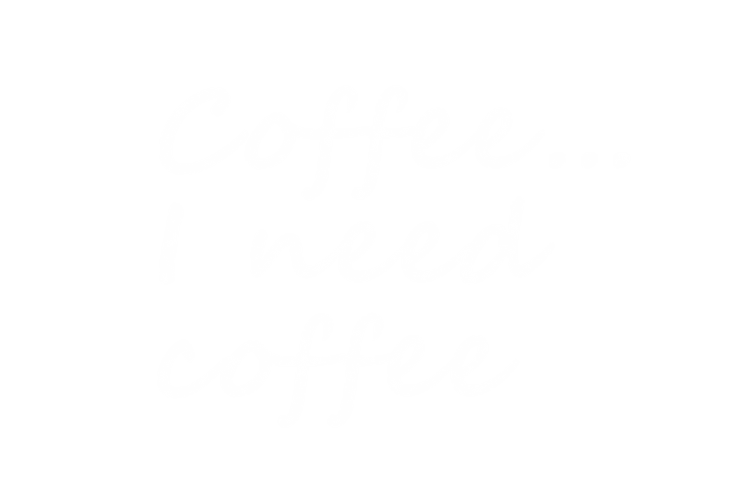 Transparent Text Design Appealing to Coffee Lovers