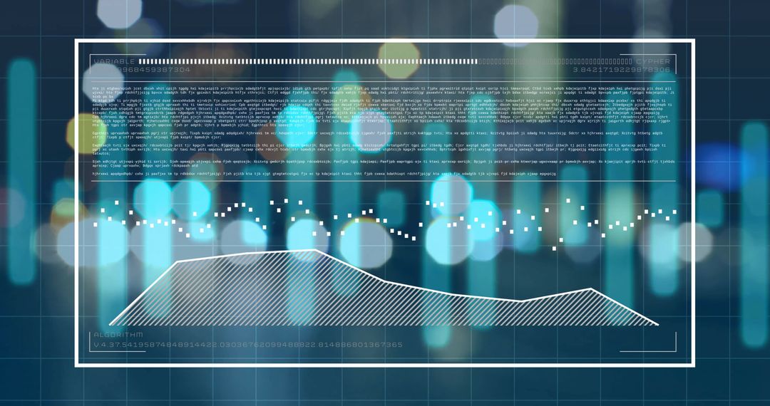 Financial Data Overlay on Abstract Cityscape Illustrating Global Connections
