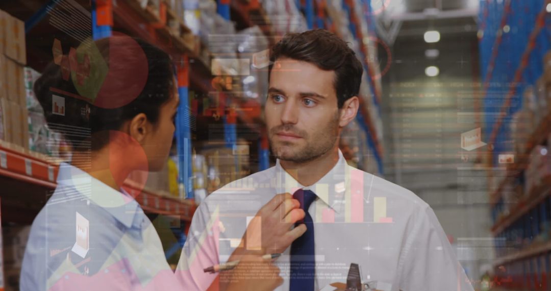 Mixed Reality in Warehouse: Seamless Integration of Data Technology