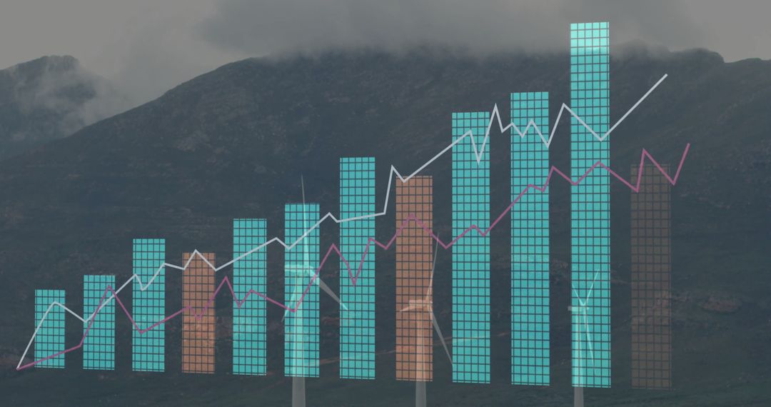 Renewable Energy Analysis with Data Overlay at Wind Farm