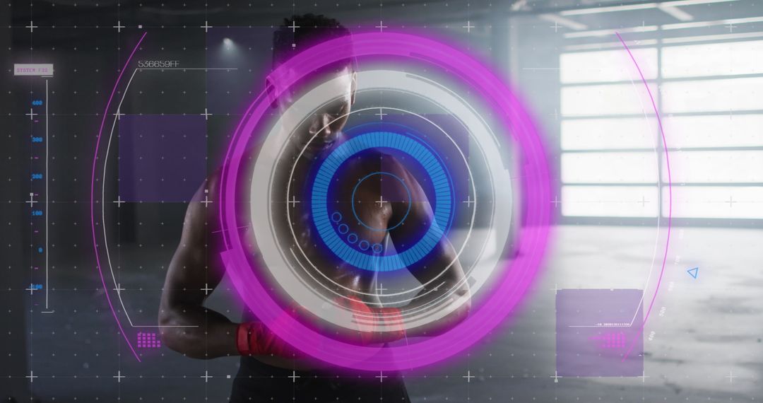 Digital Interface Overlay Wellness Performance Concept