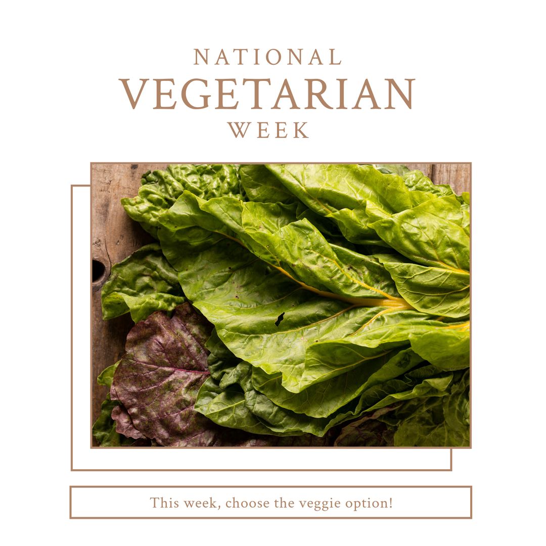 National Vegetarian Week Promotion with Fresh Spinach