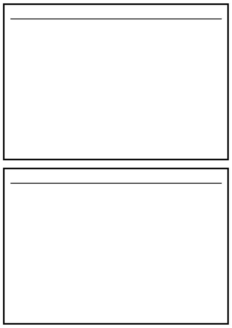 Dual Section Template for Content Organization