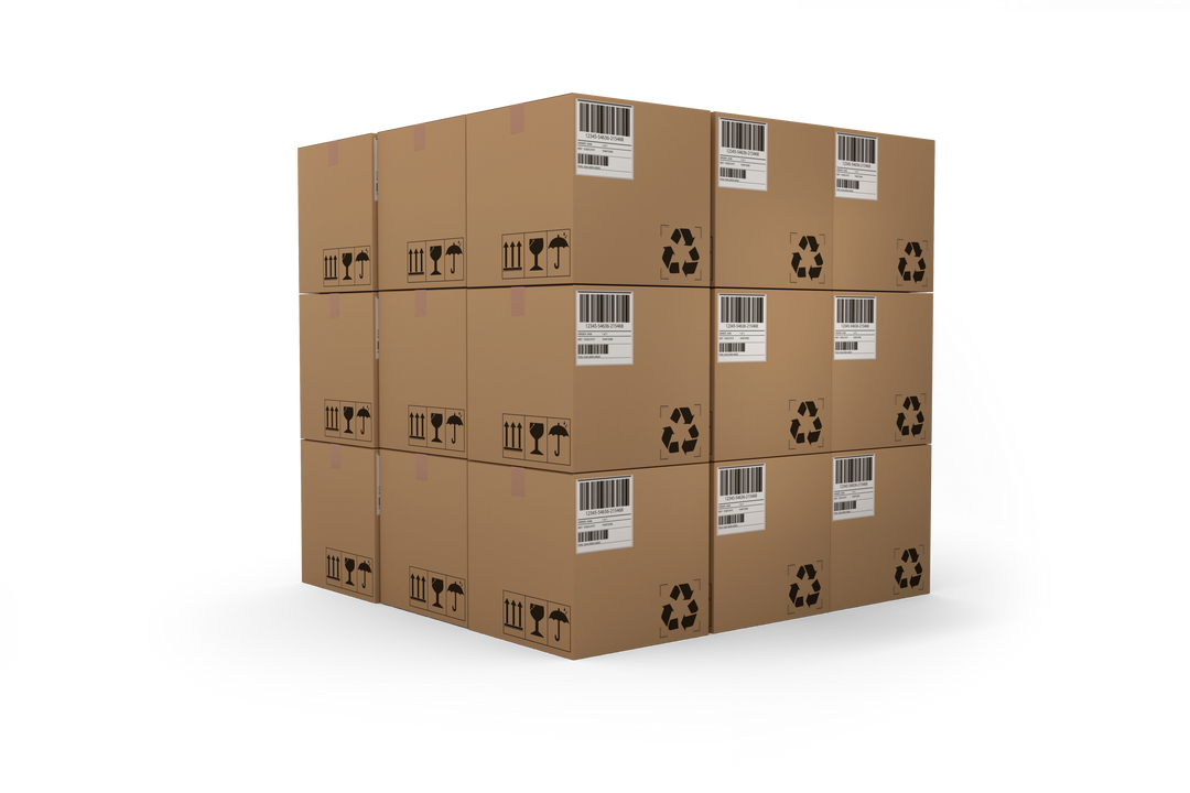 Stack of Carton Boxes on Pallet Transparent Background - Download Free Stock Images Pikwizard.com