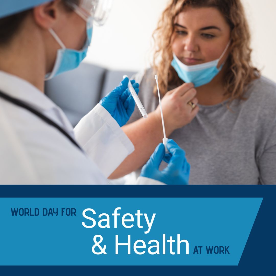 Healthcare Worker Conducting COVID-19 Test on Patient