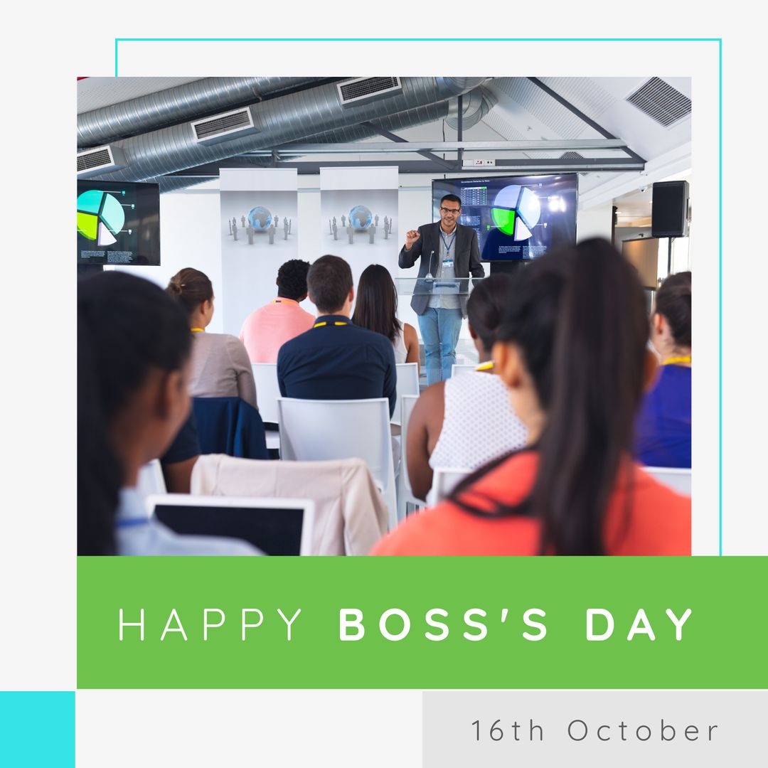Boss's Day Celebration with Executive Training Professional Event - Download Free Stock Templates Pikwizard.com