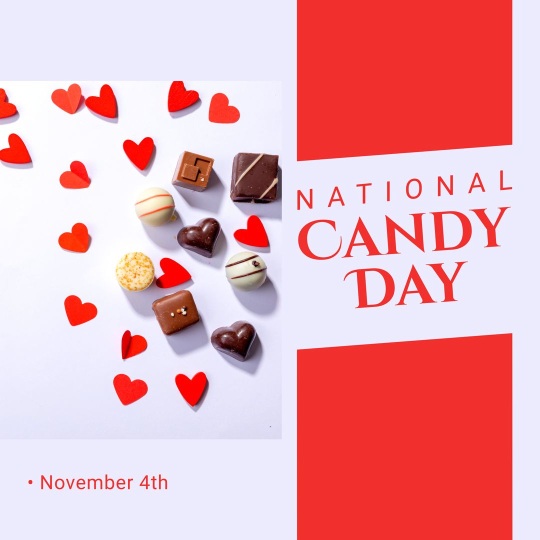 National Candy Day Celebration with Heart Chocolates