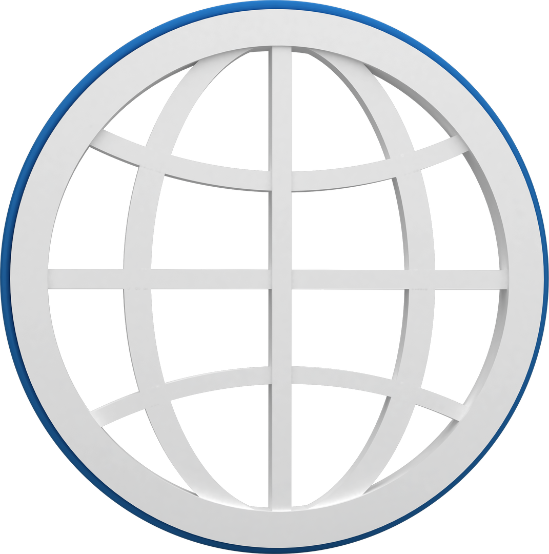 Minimalistic Transparent Globe Symbol Depicting Global Network - Download Free Stock Images Pikwizard.com