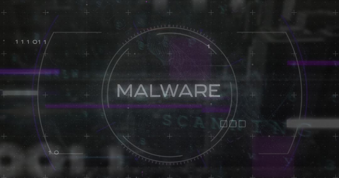 Digital Malware Concept with Binary Code and Hologram - Free Images, Stock Photos and Pictures on Pikwizard.com