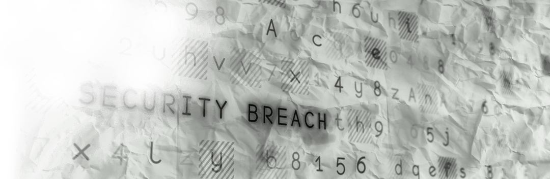 Abstract Digital Security Breach on Transparent Background