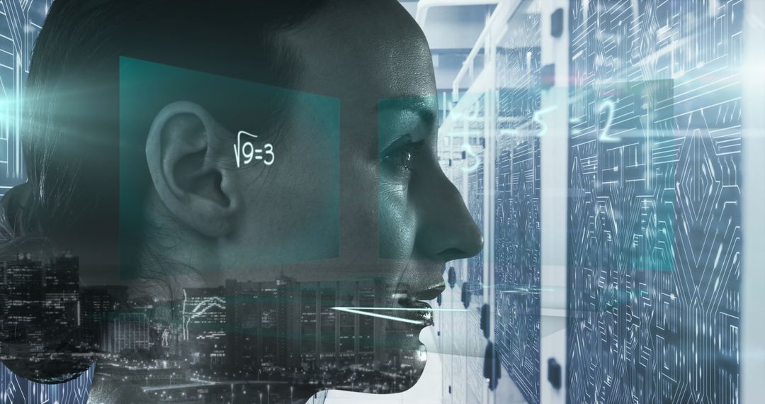 Future Technology Concept with Digital Waves and Data Integration