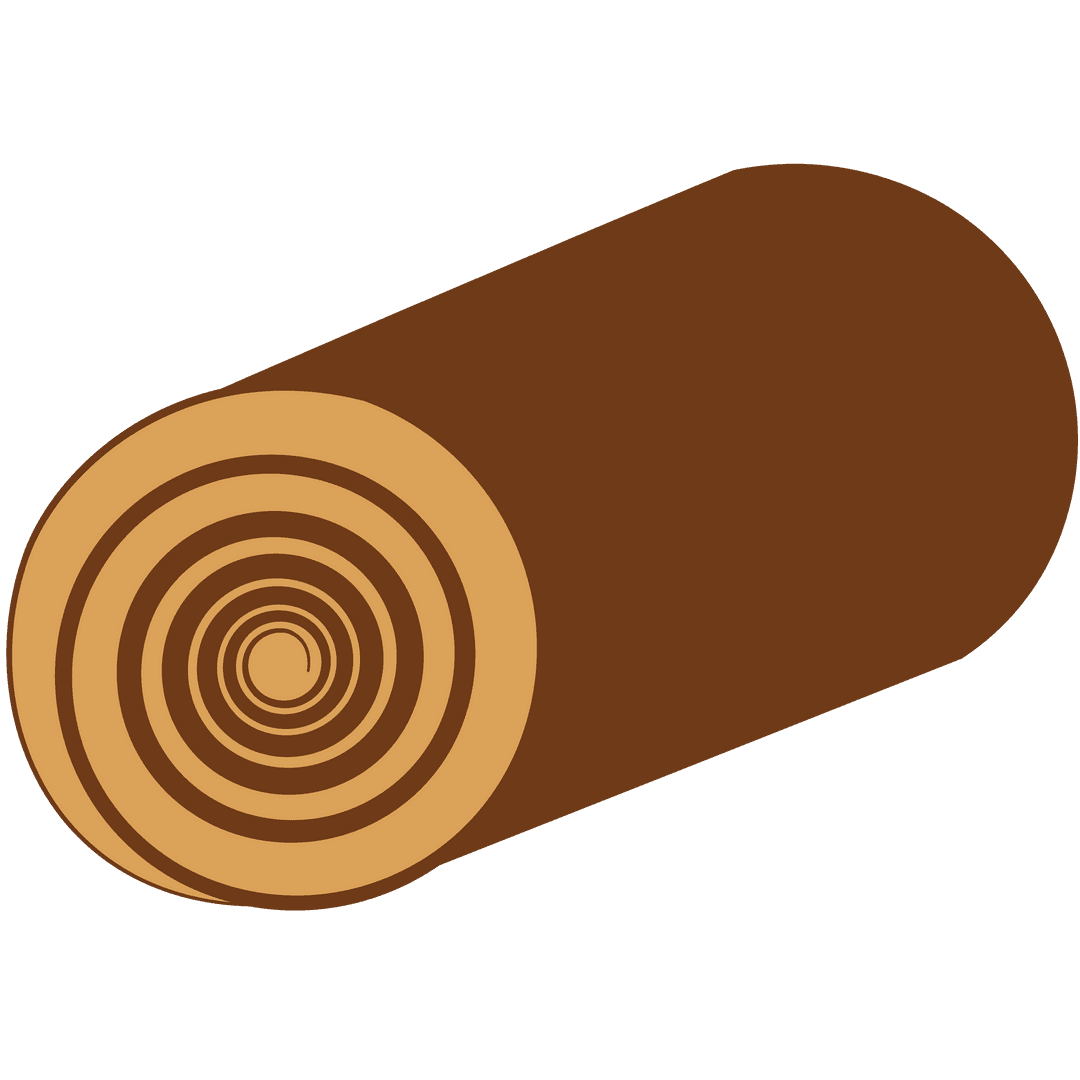Transparent Brown Log Icon Vector Illustration