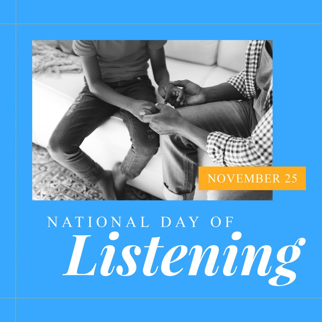 Father and Son Bonding on National Day of Listening