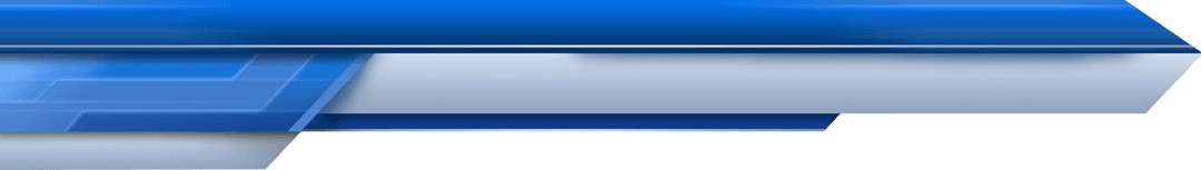 Abstract Blue Lines and Blocks on Transparent Background