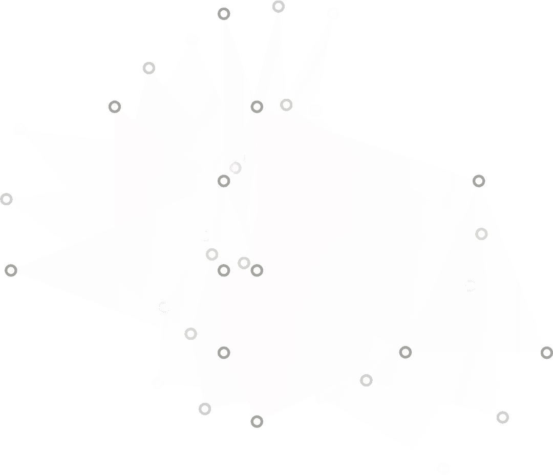 Creative White Abstract Geometric Design on Transparent Background