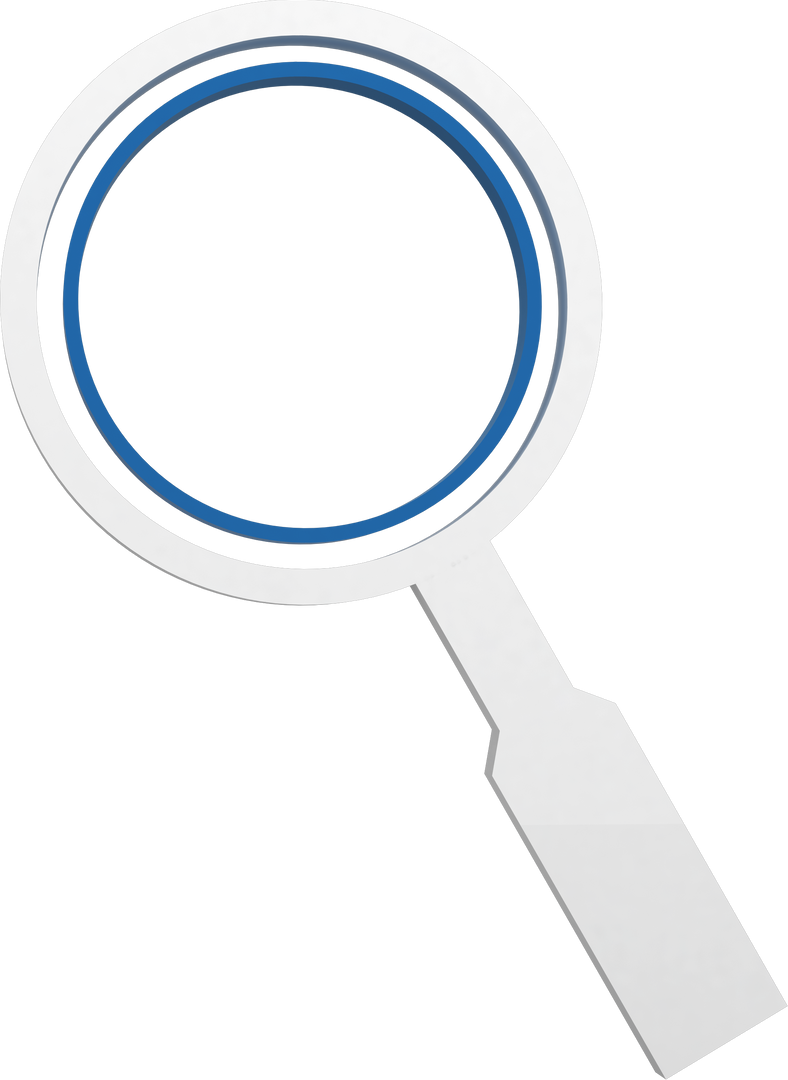 Transparent Minimalist Magnifying Glass Icon Symbol - Download Free Stock Images Pikwizard.com