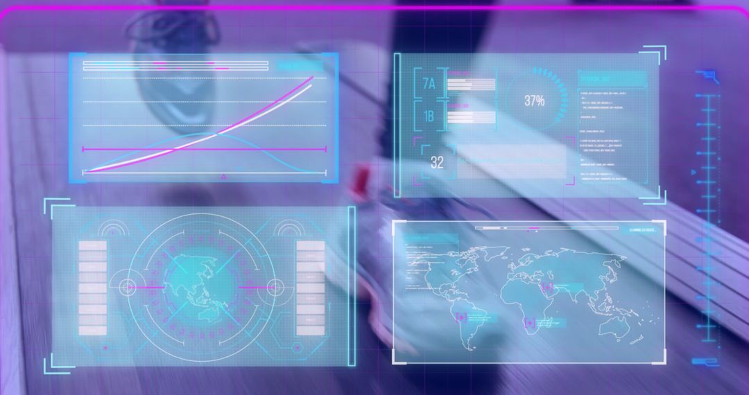 Futuristic Data Interface in Sports Technology