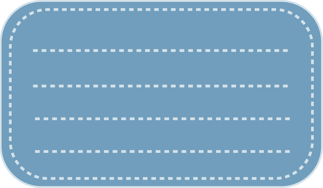 Blank Blue Label on Transparent Background for Retail Use