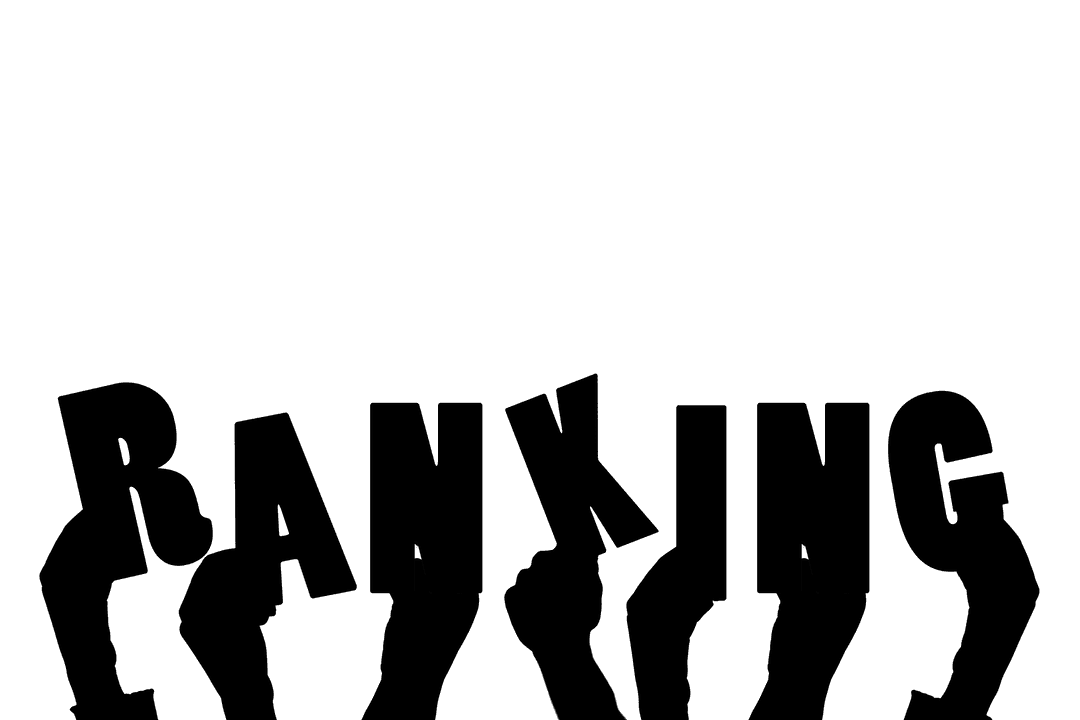 Hands Holding Ranking Signs on Transparent Background