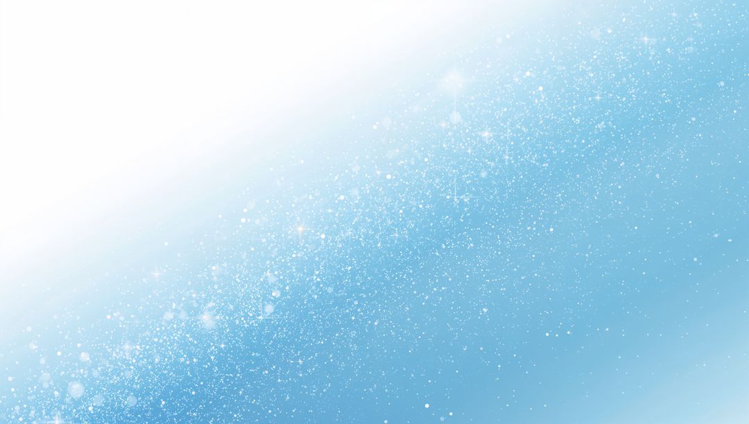 Diagonal Blue Sparkle Gradient Background Featuring Luminous Bokeh, Glitter and Soft Glow