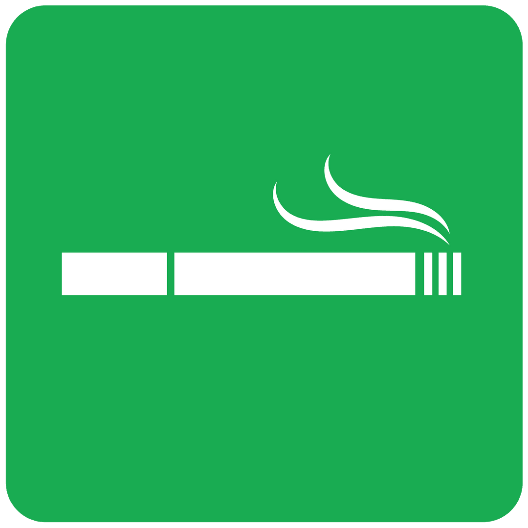 Transparent Icon: Cigarette Symbol for Acceptance Romance Concept