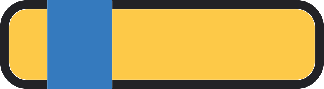 Yellow and Blue Label Design on Transparent Background Illustration