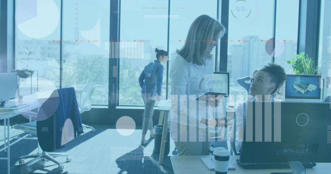 Collaborative Office Environment with Financial Data Overlay