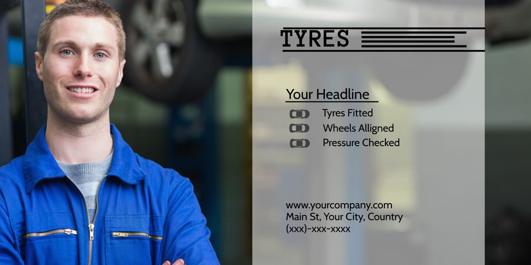 Confident Mechanic Offering Reliable Automotive Services