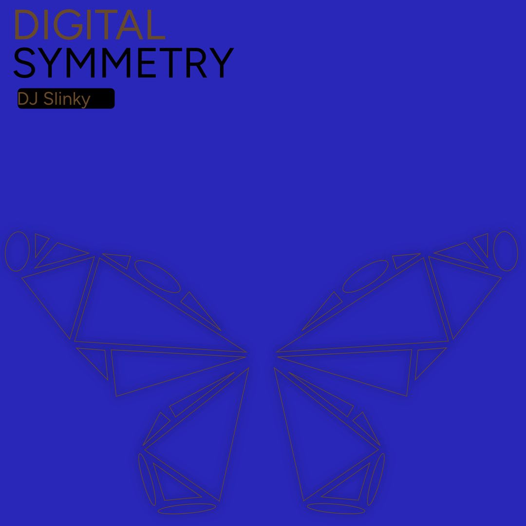 Abstract Butterfly Art on Digital Symmetry Album Cover