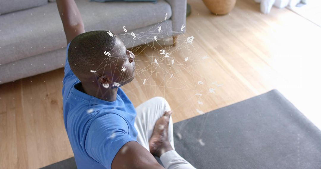 Practicing AR Yoga Reaching Toward Holographic Currency Network in Home Wellness Space