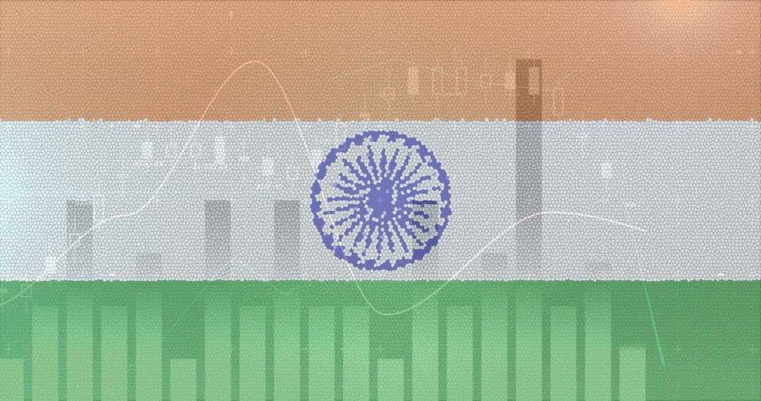 COVID-19 Statistics Analyzed Over Indian Flag Background - Free Images, Stock Photos and Pictures on Pikwizard.com