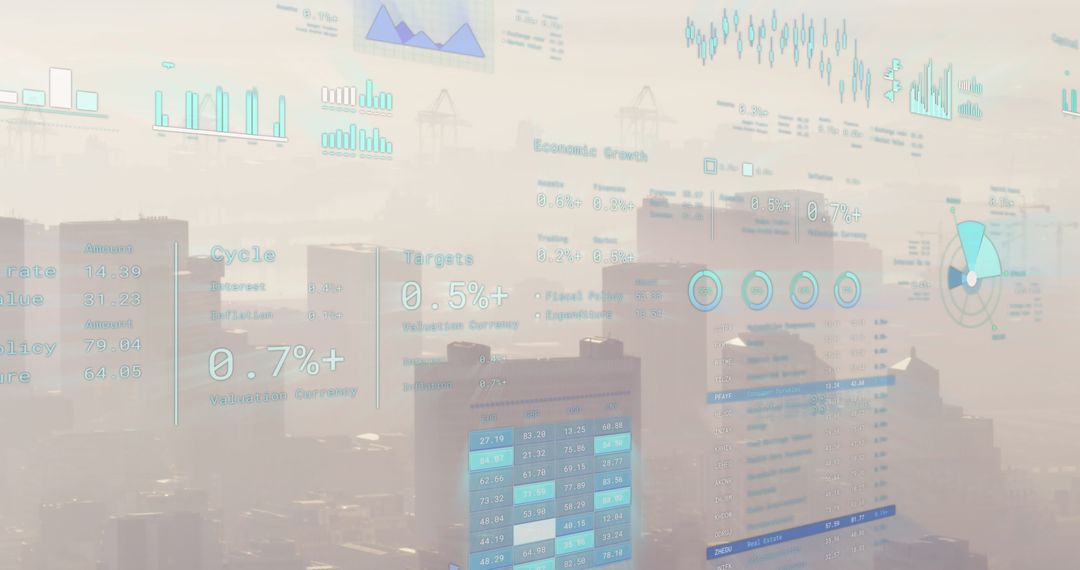 Digital Financial Data and Cityscape Fusion