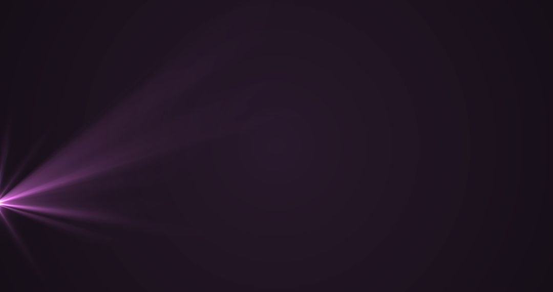 Shaft of Light on Dark Violet Background Concept