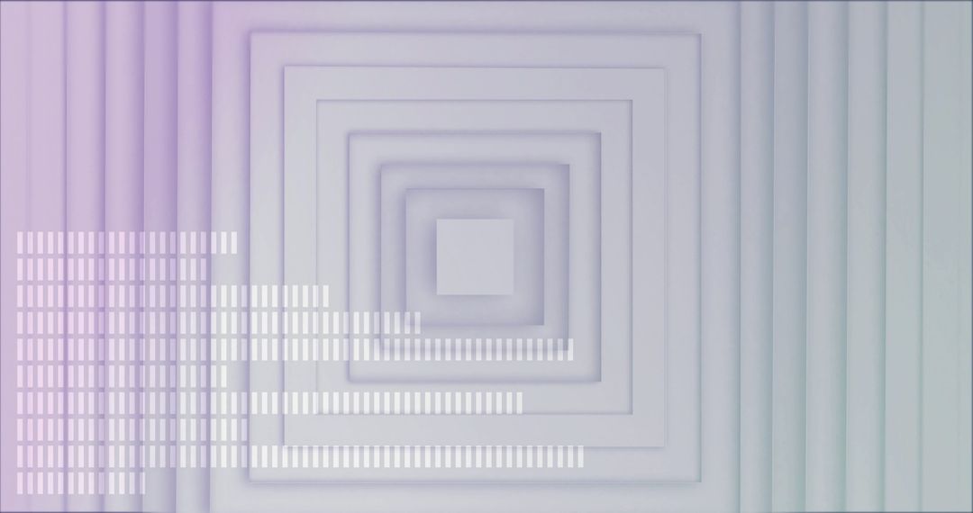 Abstract Geometric Futuristic Holographic Squares Design