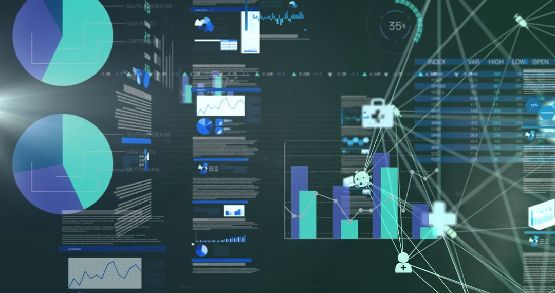 Visualizing Big Data Analysis with Interactive Graphs and Charts - Free Images, Stock Photos and Pictures on Pikwizard.com