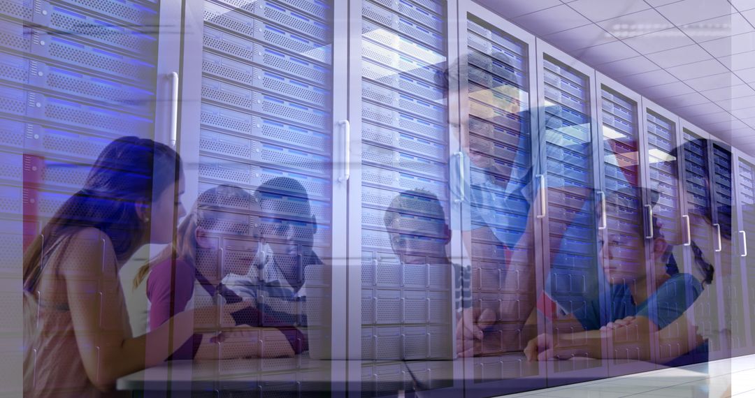 Students Learning with Teacher in Computer Server Environment