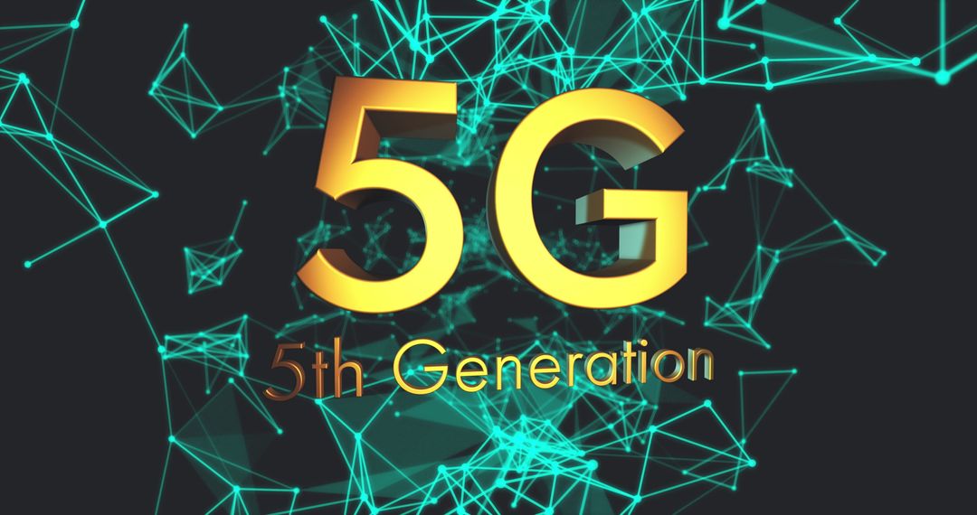 5G Technology Digital Networking Graphic Innovative and Futuristic Concept