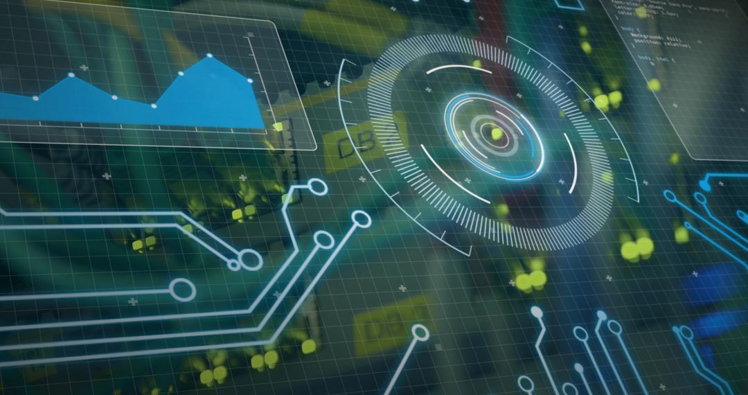 Digital interface with graphs and circuitry elements