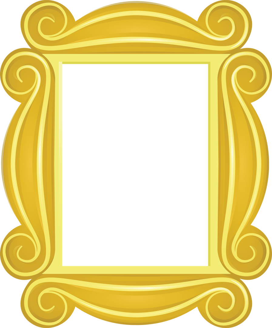 Digital PNG Illustration of Ornate Gold Frame on Transparent Background - Download Free Stock Images Pikwizard.com