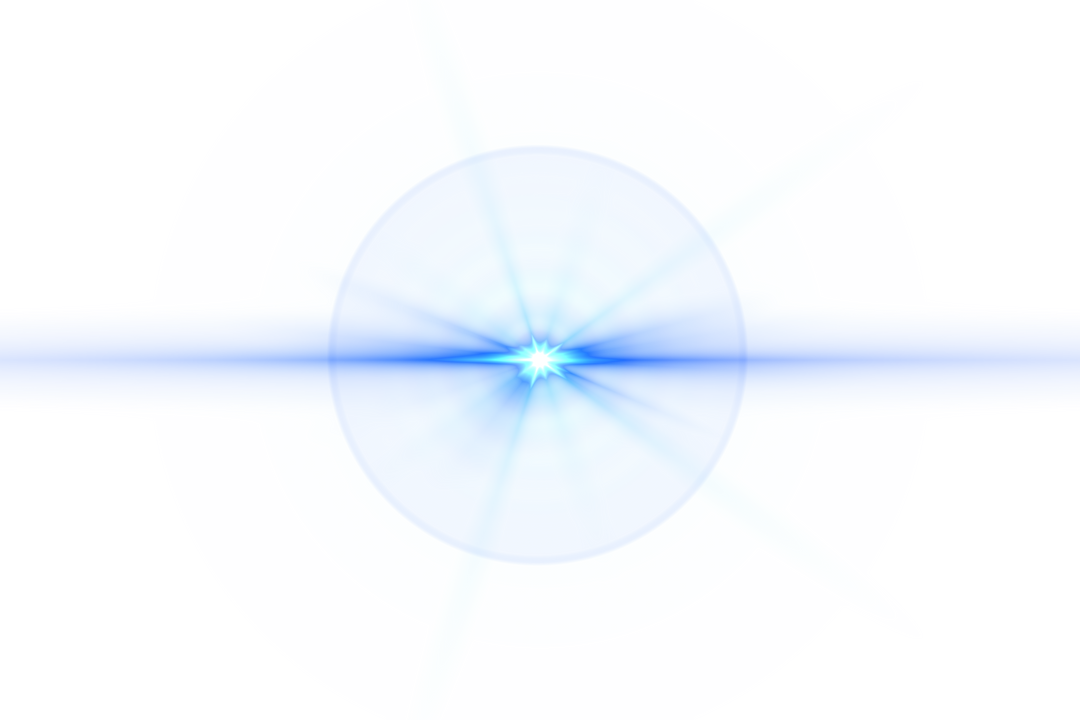 Flash of Blue Light with Lens Flare on Transparent Background - Download Free Stock Images Pikwizard.com