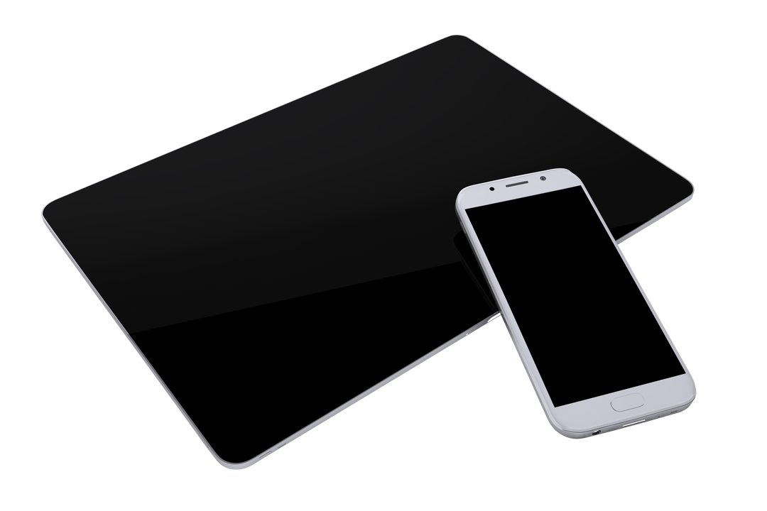 Smartphone and Tablet on Transparent Background Vector Illustration - Download Free Stock Images Pikwizard.com