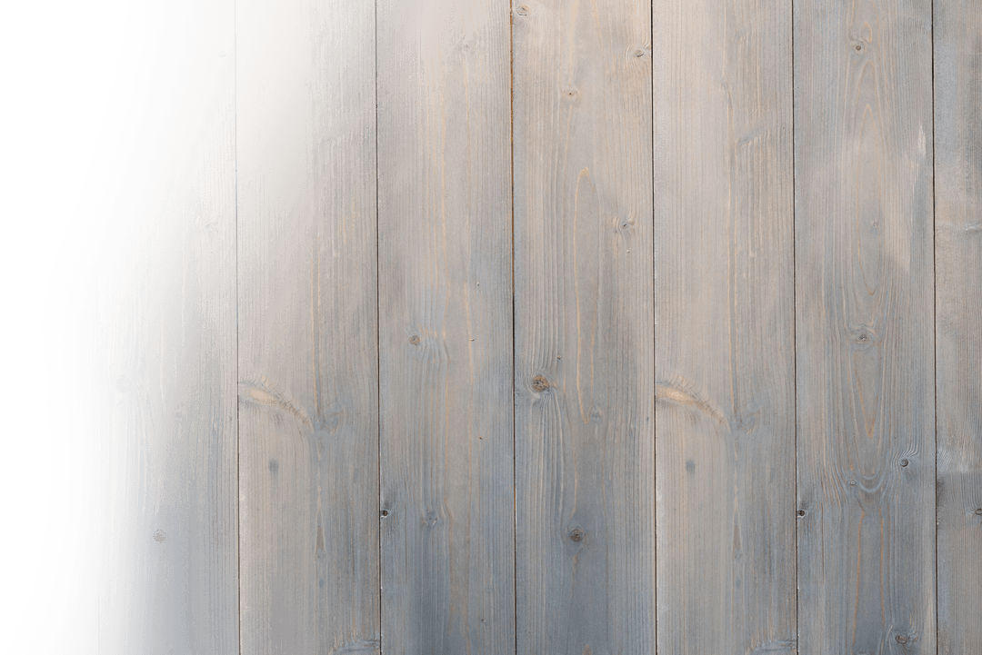 Beige Wooden Fence Design on Transparent Background