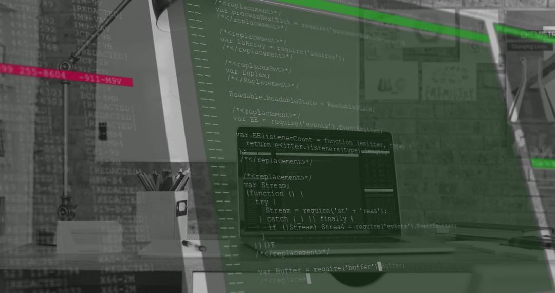 Digital Data Processing in Modern Office Space