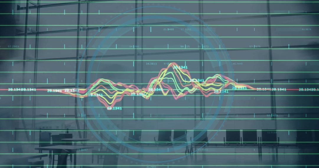 Interface Displaying Financial Data and Graphs