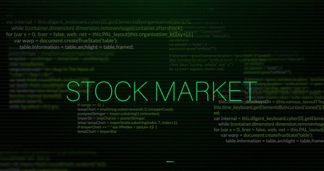 Digital Stock Market with Green Data Overlay