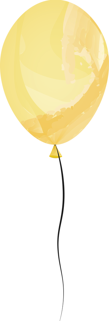 Transparent Background Illustration of Yellow Balloon for Celebrations - Download Free Stock Images Pikwizard.com