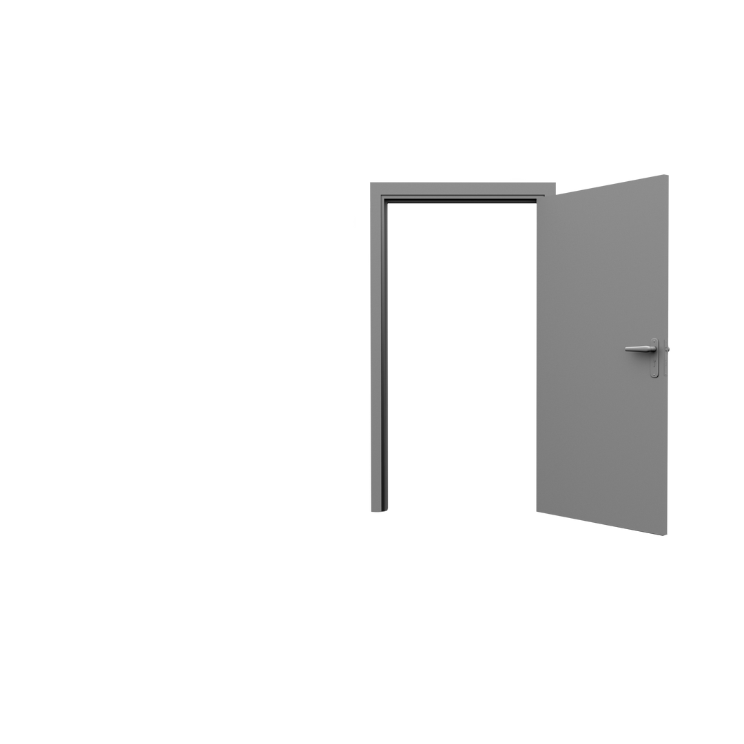 Gray Open Doors Vector Illustration on Transparent Background - Download Free Stock Images Pikwizard.com