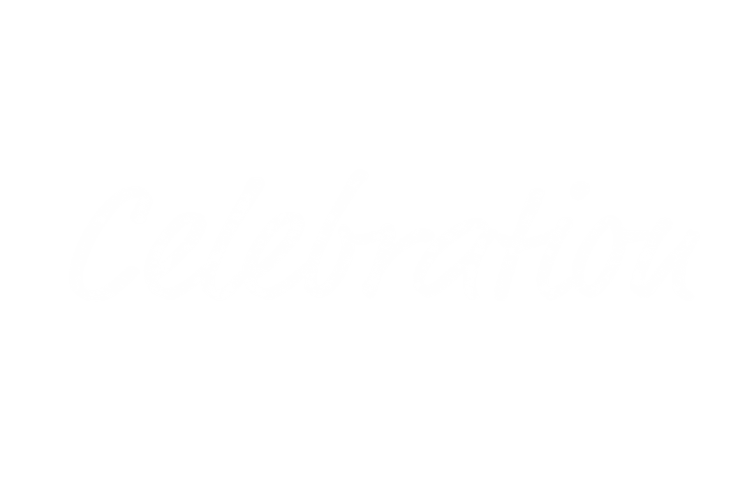 Celebration Text on Transparent Background for Festive Design