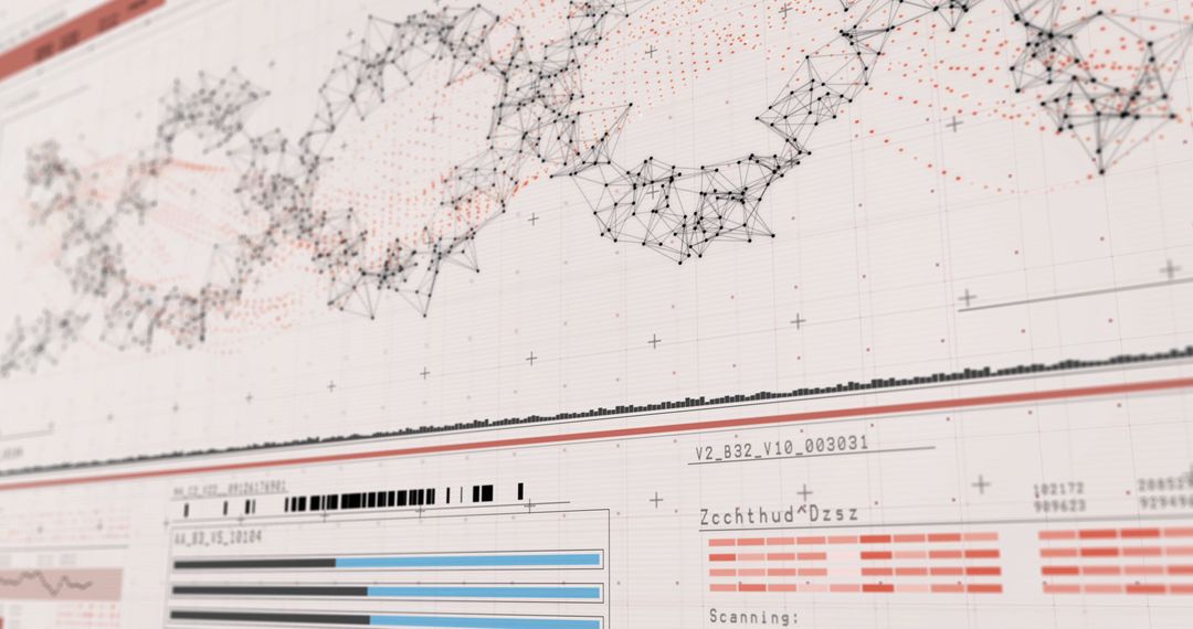 Abstract Digital Data Visualization with Graphs and Network Connections - Free Images, Stock Photos and Pictures on Pikwizard.com